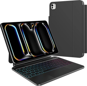 Bluebuilt apple ipad pro (2025/2024) 11 inch toetsenbord hoes qwerty zwart 2 945703