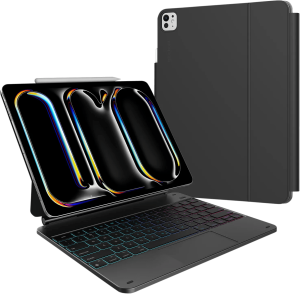 Bluebuilt apple ipad pro (2025/2024) 13 inch toetsenbord hoes qwerty zwart 2 945704