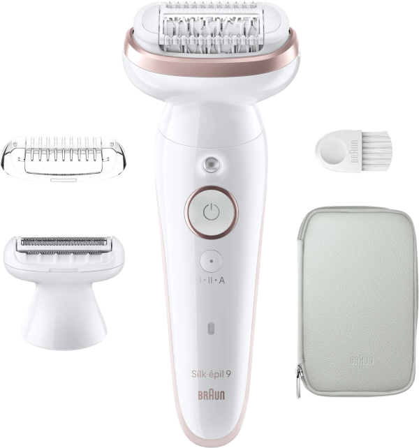 Braun Silk·épil 9 9-030 Wit/Flamingo