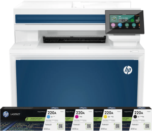 Hp color laserjet pro mfp 4302dw + 1 extra set toners 2 946141