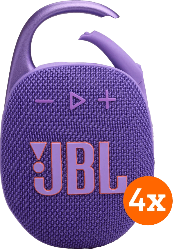 Jbl clip 5 paars 4-pack 1 Jbl clip 5 paars 4-pack