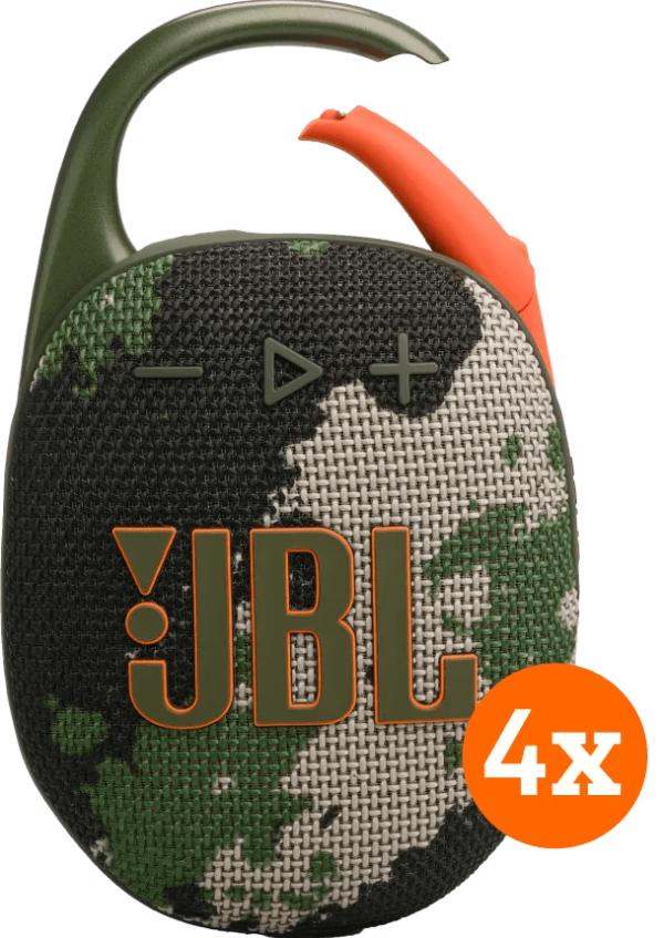 JBL Clip 5 Squad 4-pack
