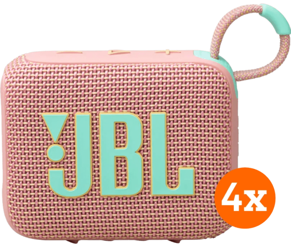 JBL Go 4 Roze 4-pack