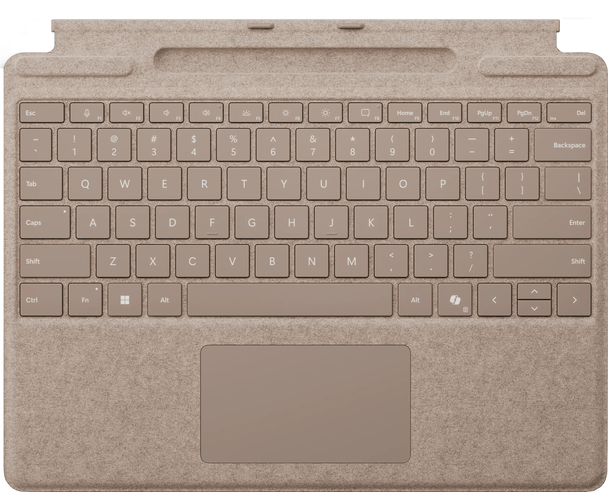 Microsoft surface pro 13 inch type cover met penopslag duinzand qwerty 1 Microsoft surface pro 13 inch type cover met penopslag duinzand qwerty