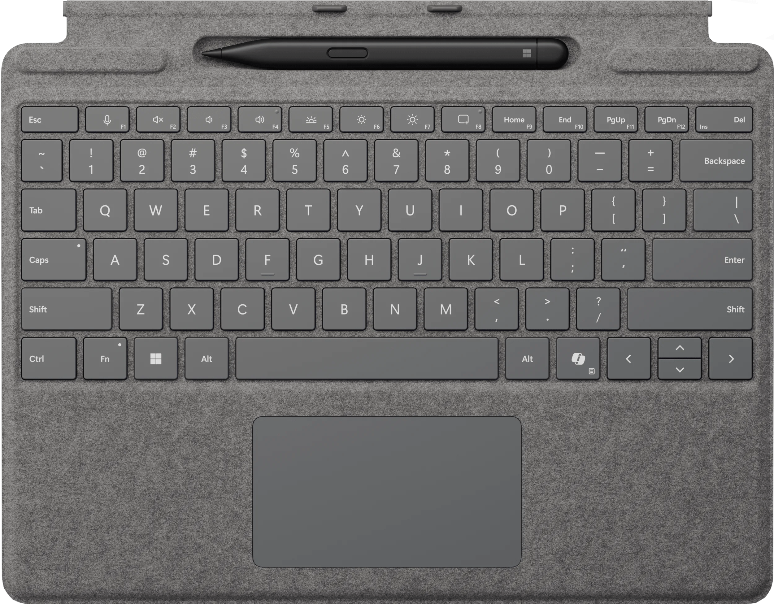 Microsoft surface pro type cover 13 inch met slim pen platina qwerty 1 Microsoft surface pro type cover 13 inch met slim pen platina qwerty