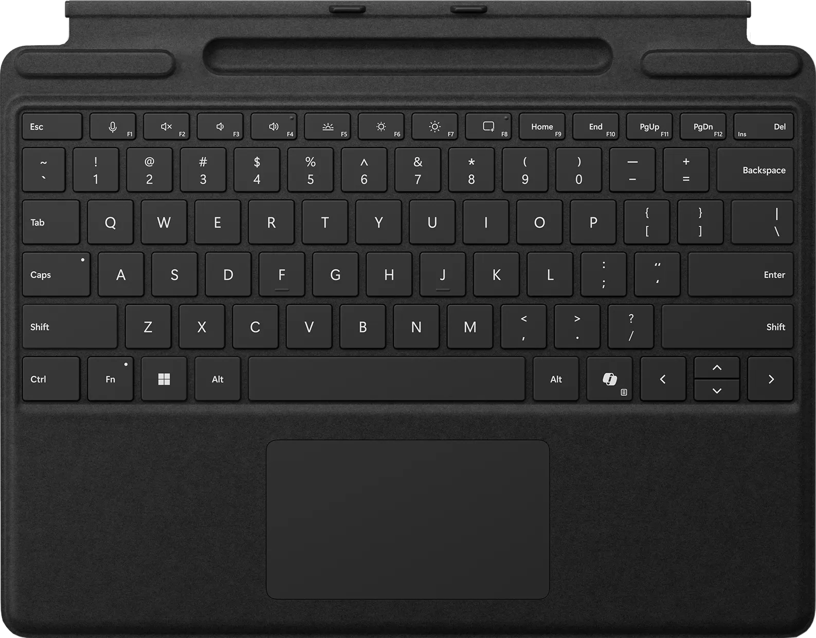 Microsoft surface pro type cover 13 inch met penopslag zwart qwerty 1 Microsoft surface pro type cover 13 inch met penopslag zwart qwerty