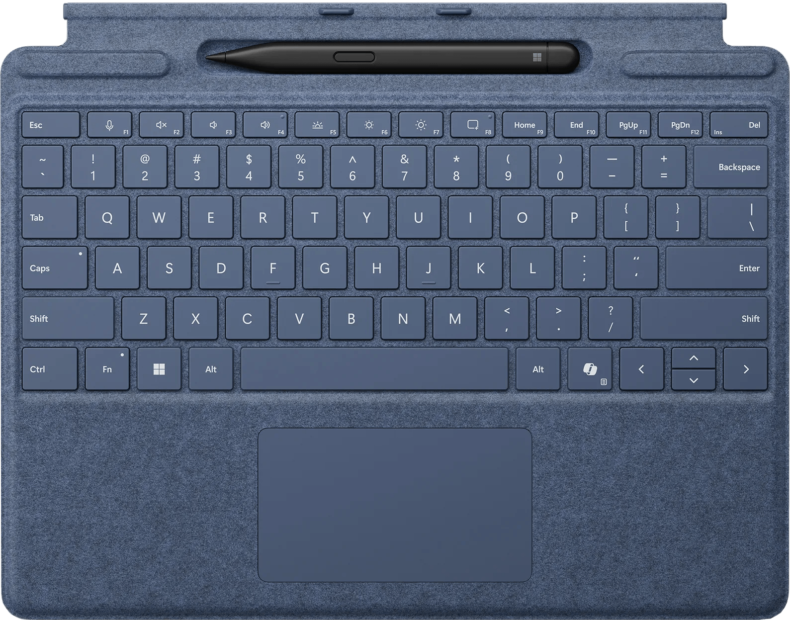 Microsoft surface pro type cover 13 inch laptops met slim pen saffier qwerty 1 Microsoft surface pro type cover 13 inch laptops met slim pen saffier qwerty