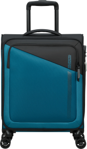 American tourister daring dash expandable spinner 55cm black/blue 2 949308