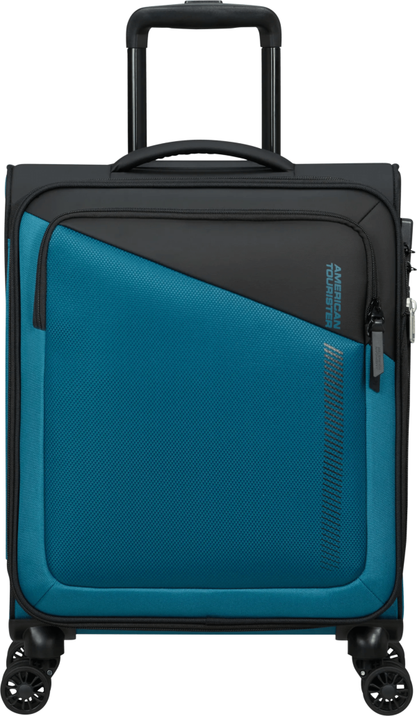 American Tourister Daring Dash Expandable Spinner 55cm Black/Blue