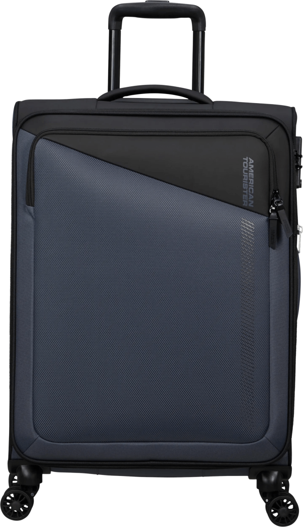 American Tourister Daring Dash Expandable Spinner 66cm Black/Grey