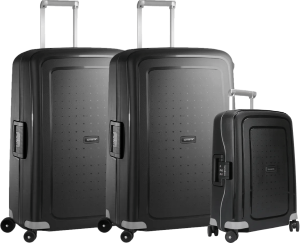 Samsonite S'Cure Spinner 75+75+55cm Black