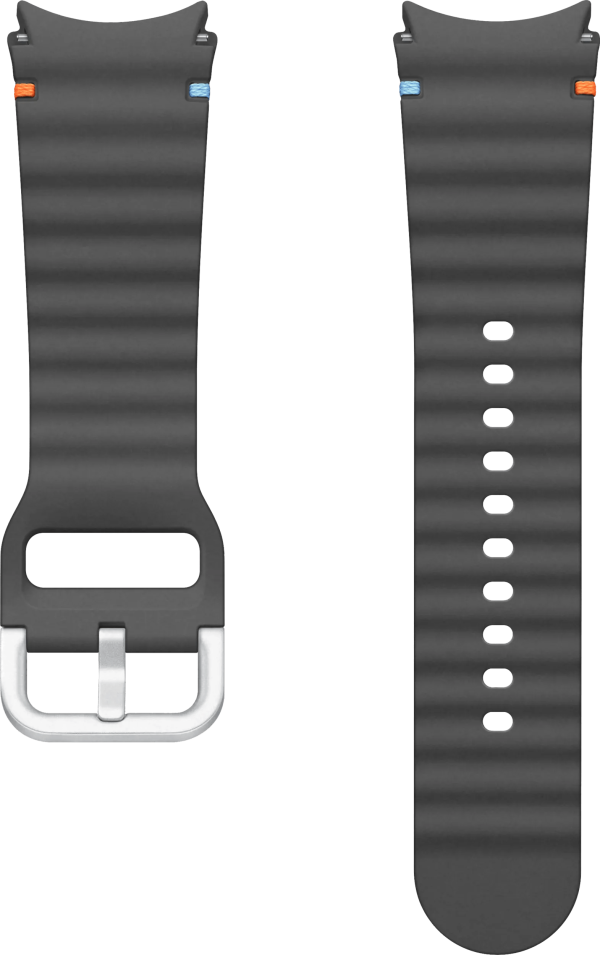Samsung Siliconen Sport Bandje 20mm Donkergrijs S/M