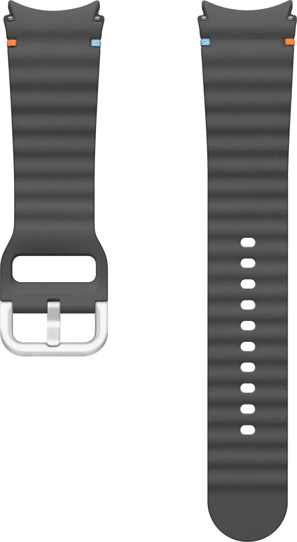 Samsung Siliconen Sport Bandje 20mm Donkergrijs M/L