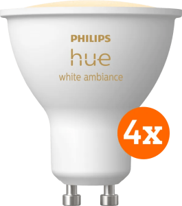 Philips hue white ambiance gu10 4-pack 2 950843