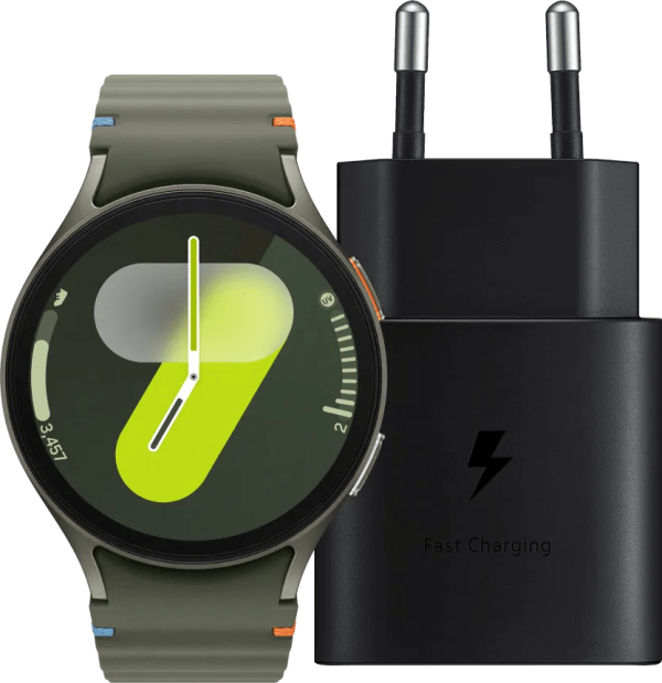 Samsung Galaxy Watch 7 Groen 40mm + Oplader 25W