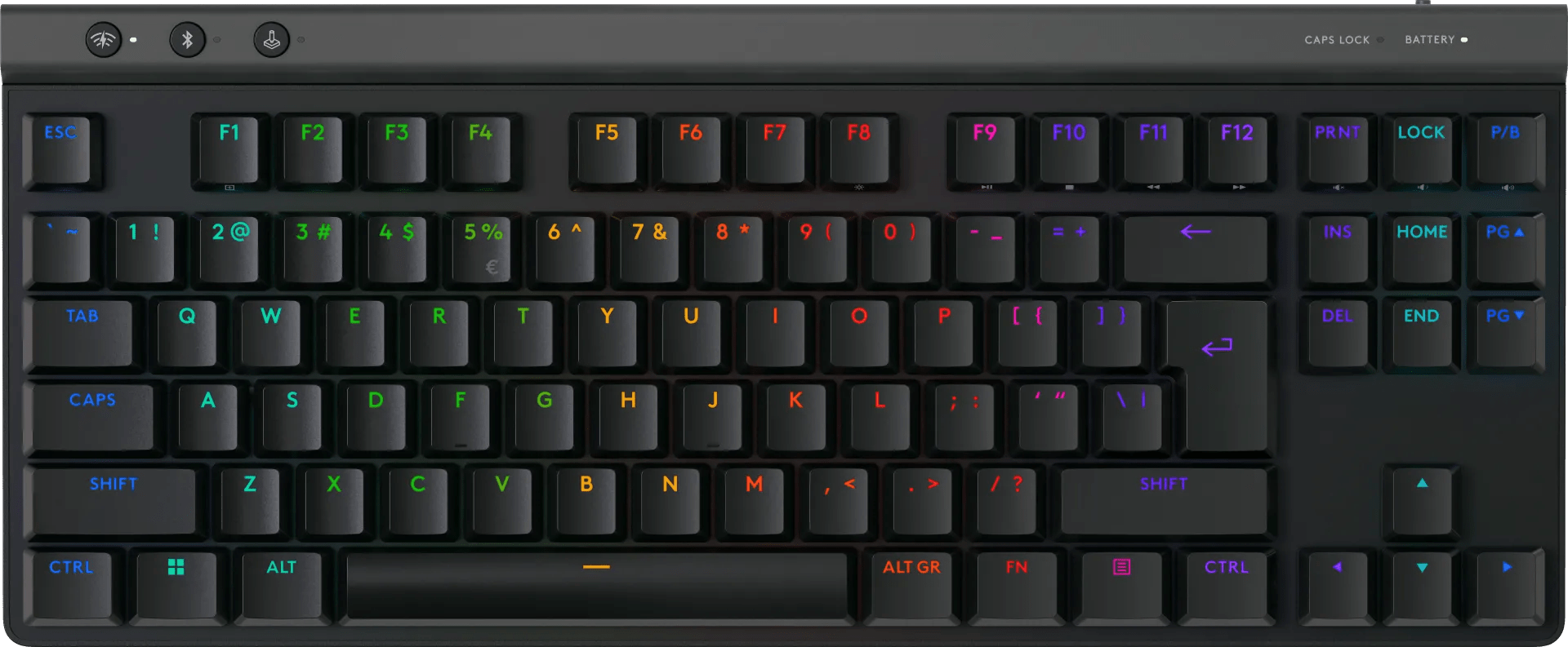 Logitech g515 tkl lightspeed gaming toetsenbord qwerty zwart 1 Logitech g515 tkl lightspeed gaming toetsenbord qwerty zwart