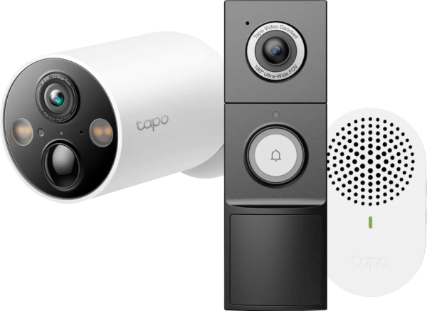 TP-Link Tapo C425 + D235 Smart Battery & Wired Doorbell