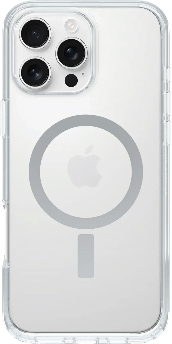 Otterbox Symmetry Apple iPhone 16 Pro Max Back Cover met MagSafe Magneet Transparant