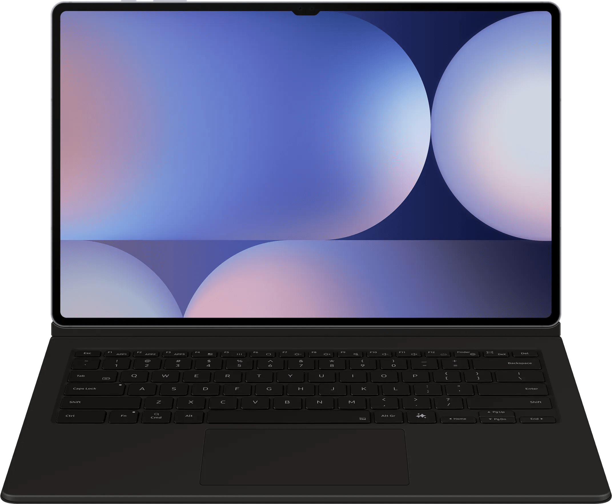 Samsung galaxy tab s10 ultra / s9 ultra toetsenbord hoes qwerty zwart 1 Samsung galaxy tab s10 ultra / s9 ultra toetsenbord hoes qwerty zwart