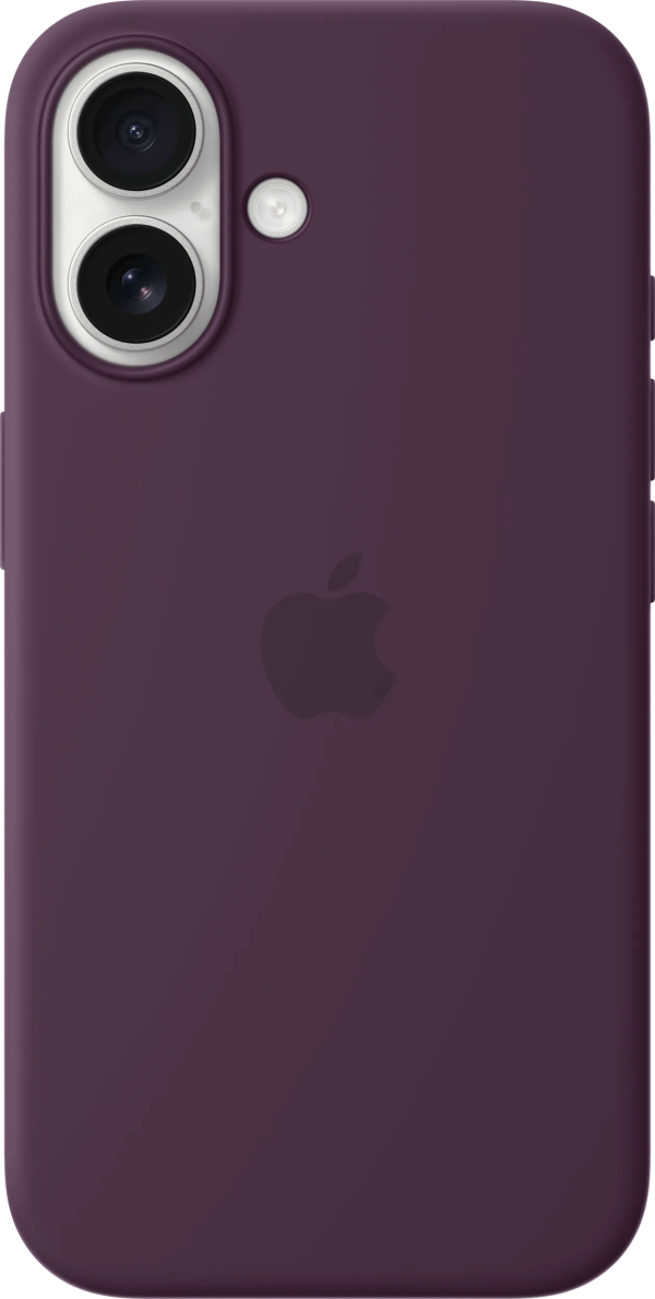 Apple iPhone 16 Back Cover met MagSafe Pruimenpaars