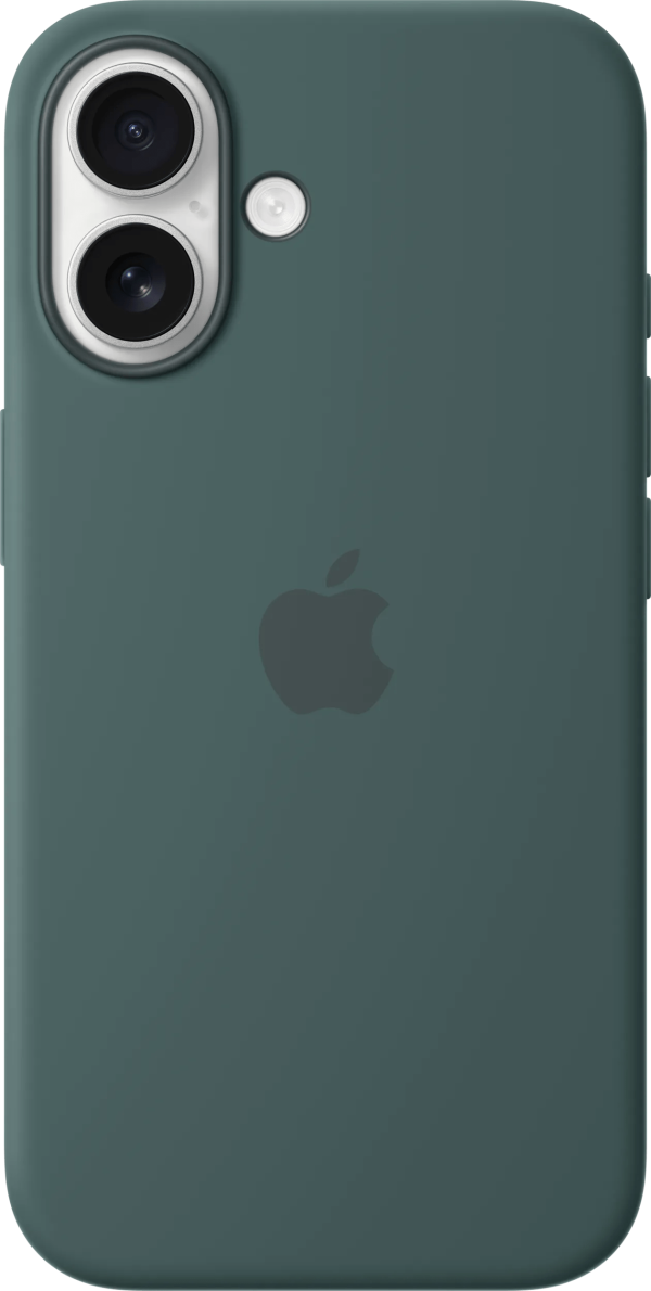 Apple iPhone 16 Back Cover met MagSafe Blauwgroen