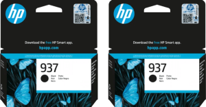 Hp 937 cartridge zwart duo pack 2 954752