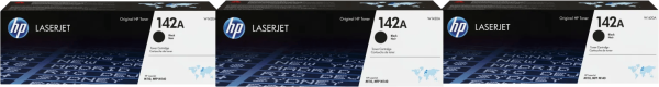 HP 142A Toner Zwart Triple Pack