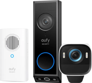 Eufycam s3 pro duo pack + eufy video doorbell e340 + chime 2 955347