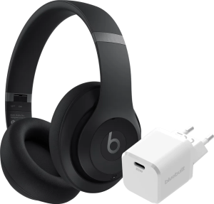 Beats studio pro zwart + bluebuilt power delivery oplader met usb c poort 20w wit 2 955483
