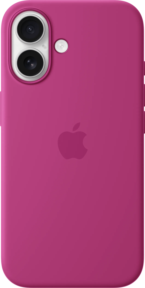 Apple iPhone 16 Back Cover met MagSafe Fuchsia