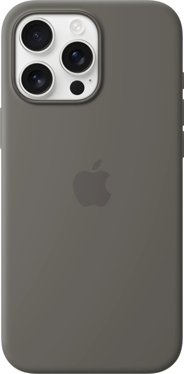 Apple iPhone 16 Pro Max Back Cover met MagSafe Rotsgrijs