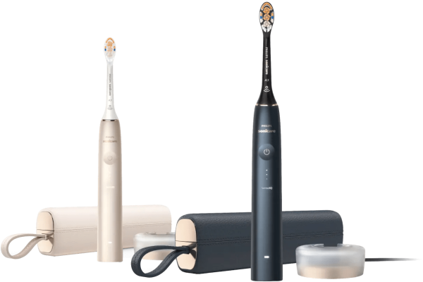 Philips Sonicare Prestige 9900 Blauw en Crème Duo Pack