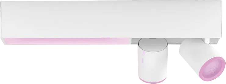 Philips hue centris opbouwspot white and color - wit - rechthoek - 2-spots 1 Philips hue centris opbouwspot white and color - wit - rechthoek - 2-spots