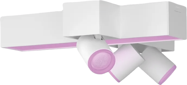 Philips Hue Centris Opbouwspot White and Color - Wit - Kruisvorm - 3-spots