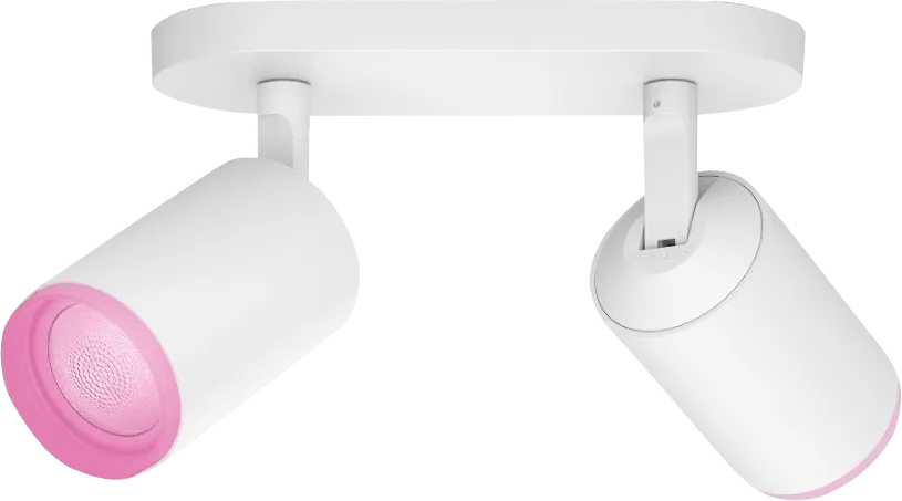 Philips hue fugato opbouwspot white and color - wit - 2-spots 1 Philips hue fugato opbouwspot white and color - wit - 2-spots