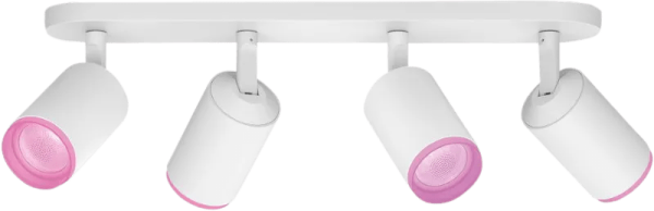 Philips Hue Fugato Opbouwspot White and Color - Wit - 4-spots