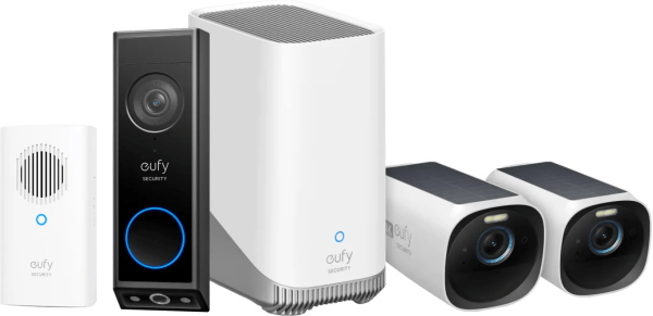 Eufycam 3 Duo pack + Video Doorbell E340 + Chime