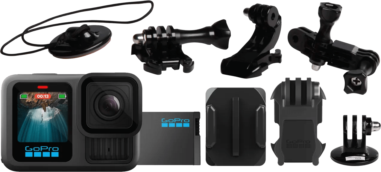 Gopro hero 13 black bevestigingskit 1 Gopro hero 13 black bevestigingskit