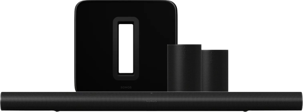Sonos Arc Ultra + Era 100 Home Cinema Set Zwart