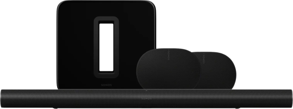 Sonos Arc Ultra + Era 300 Home Cinema Set Zwart