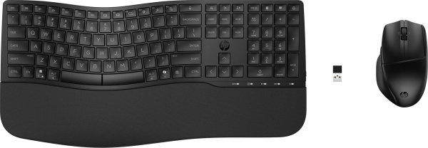 HP 680 Comfort Dual-Mode Keyboard and Mouse Combo-QWERTY- ISO layout