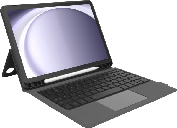 BlueBuilt Samsung Galaxy Tab A9 Plus Toetsenbord Hoes QWERTY Zwart