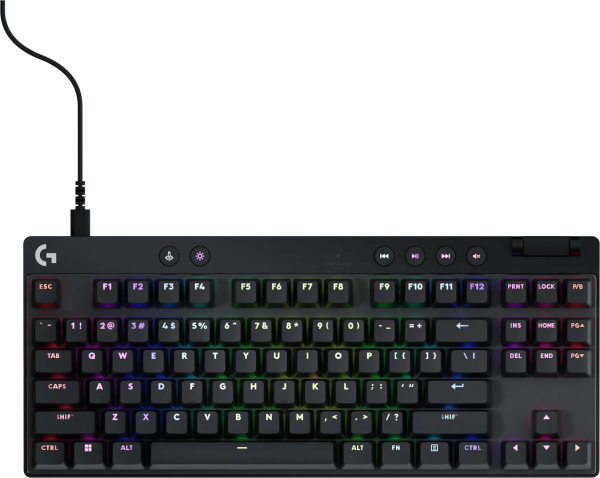 Logitech G Pro X TKL Rapid Gaming Toetsenbord Zwart Qwerty