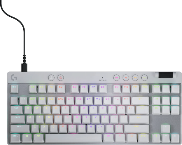 Logitech G Pro X TKL Rapid Gaming Toetsenbord Wit Qwerty