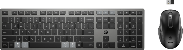 HP 720 Dual-Mode Draadloos Toetsenbord en Muis QWERTY