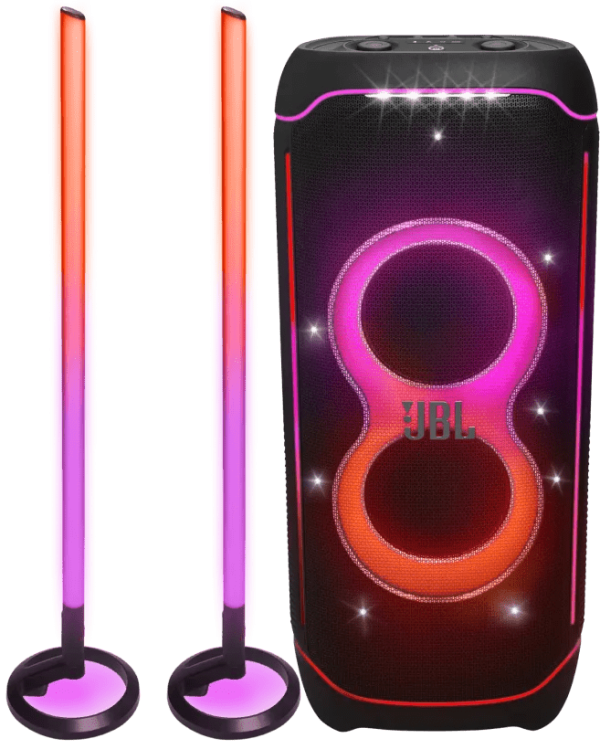 JBL Partybox Ultimate + 2x JBL Partylight Stick