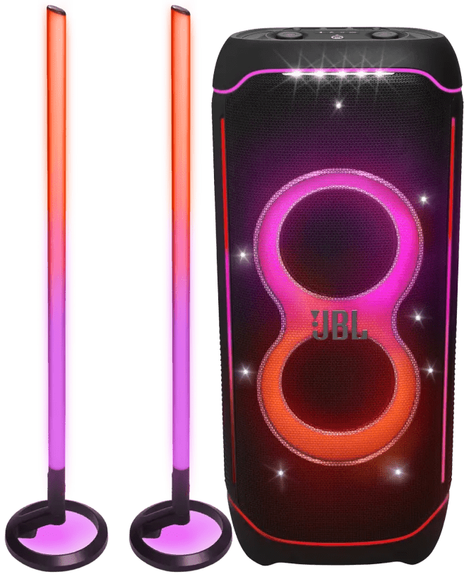Jbl partybox ultimate + 2x jbl partylight stick 1 Jbl partybox ultimate + 2x jbl partylight stick