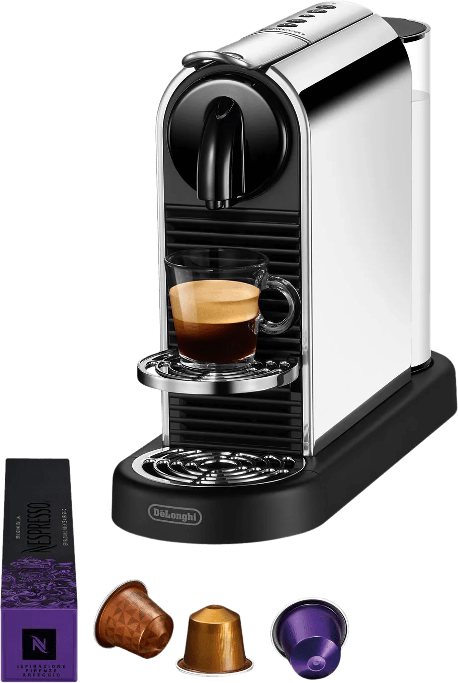 Nespresso de'longhi citiz platinum en220 m 1 Nespresso de'longhi citiz platinum en220 m