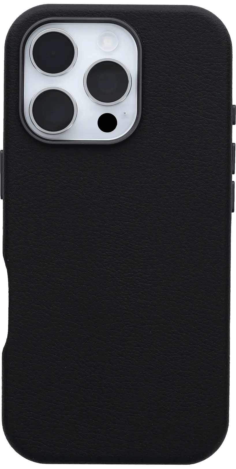Otterbox symmetry apple iphone 16 pro back cover met magsafe magneet leer zwart 1 Otterbox symmetry apple iphone 16 pro back cover met magsafe magneet leer zwart