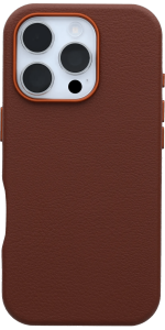 Otterbox symmetry apple iphone 16 pro back cover met magsafe magneet leer bruin 2 959697